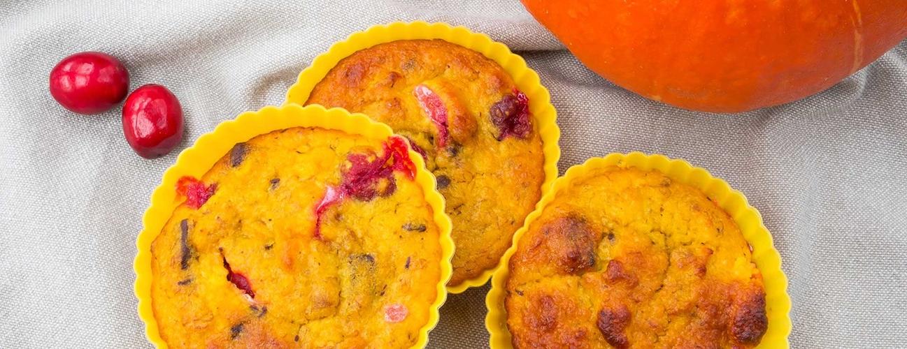 cranberry pumpkin muffins